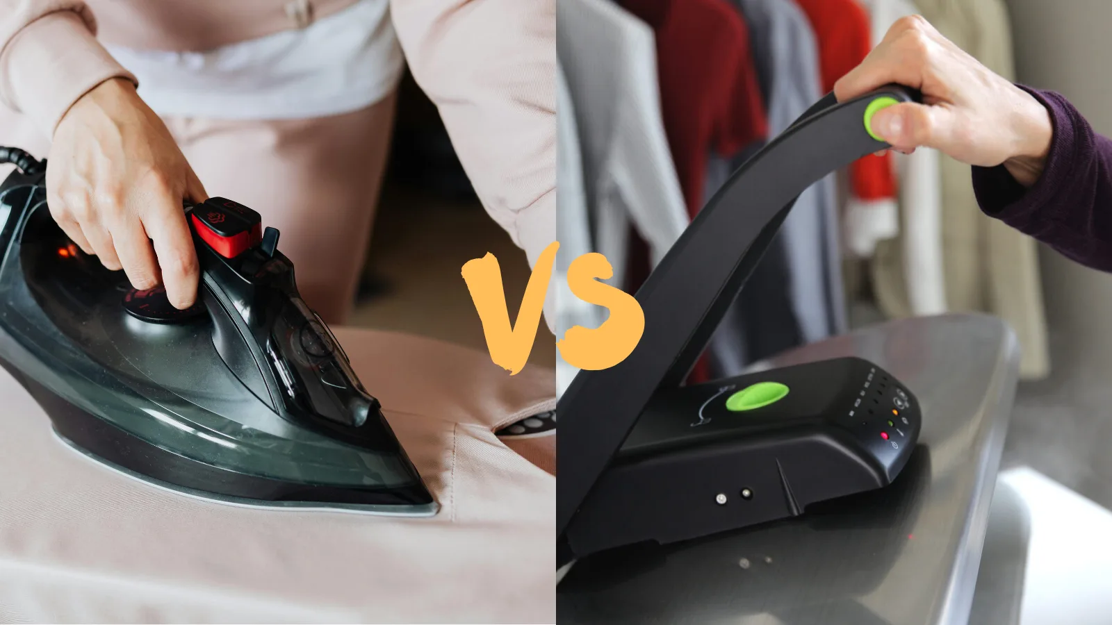 Steam Iron vs. Steam Press