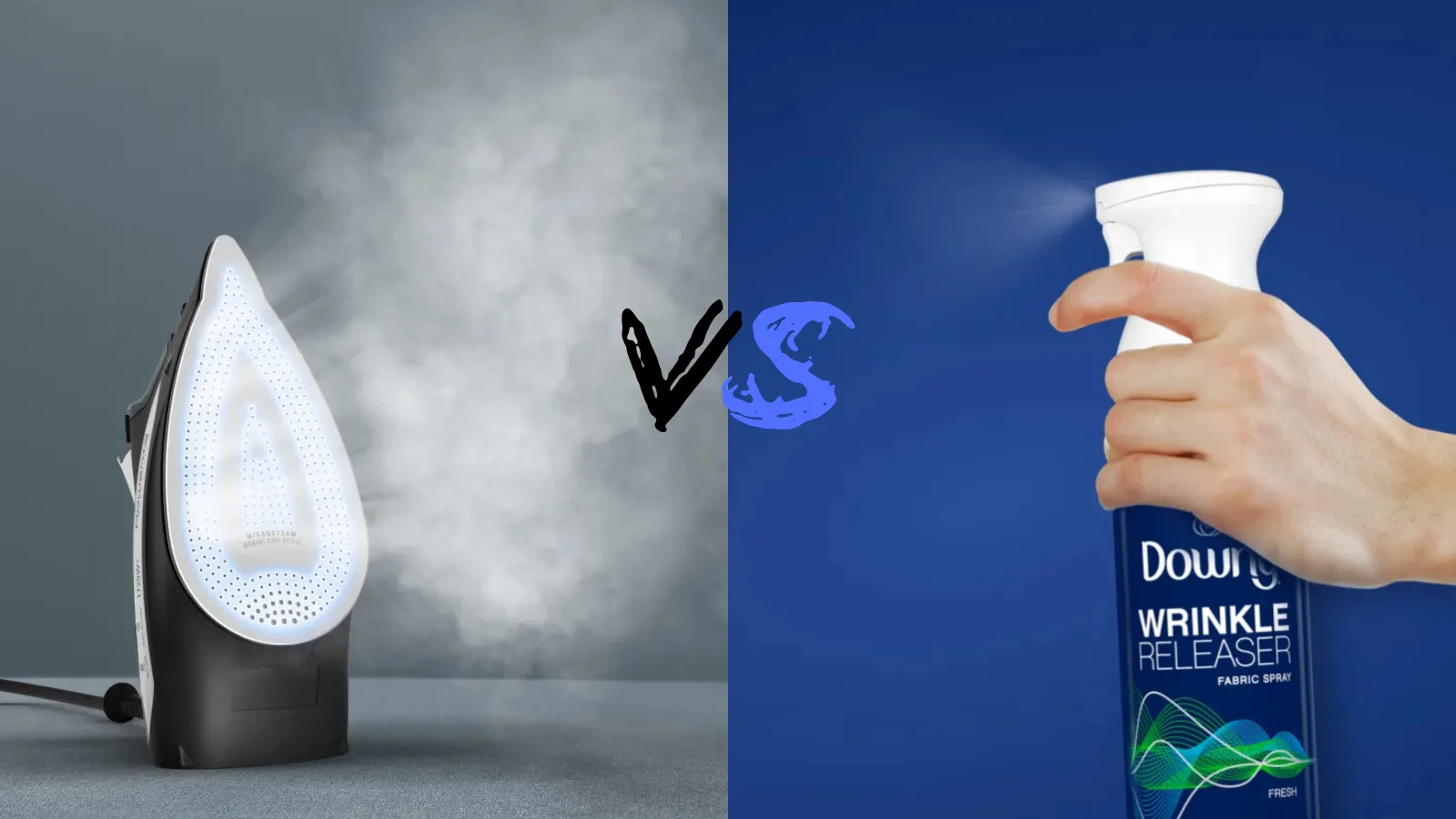 Steam Iron vs. Wrinkle Release Spray